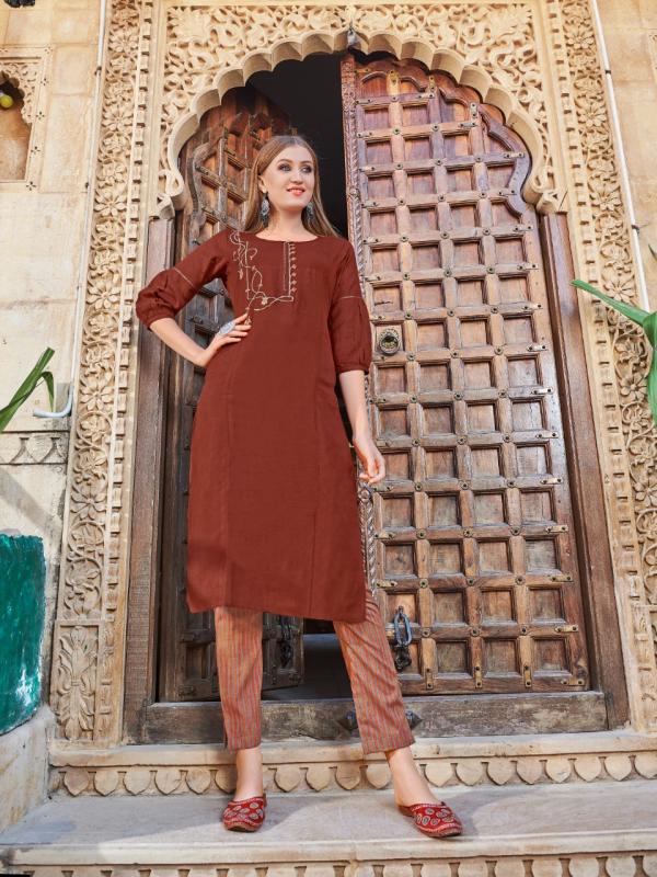 Rangkala-Senorita Rayon Kurti With Bottom Collection